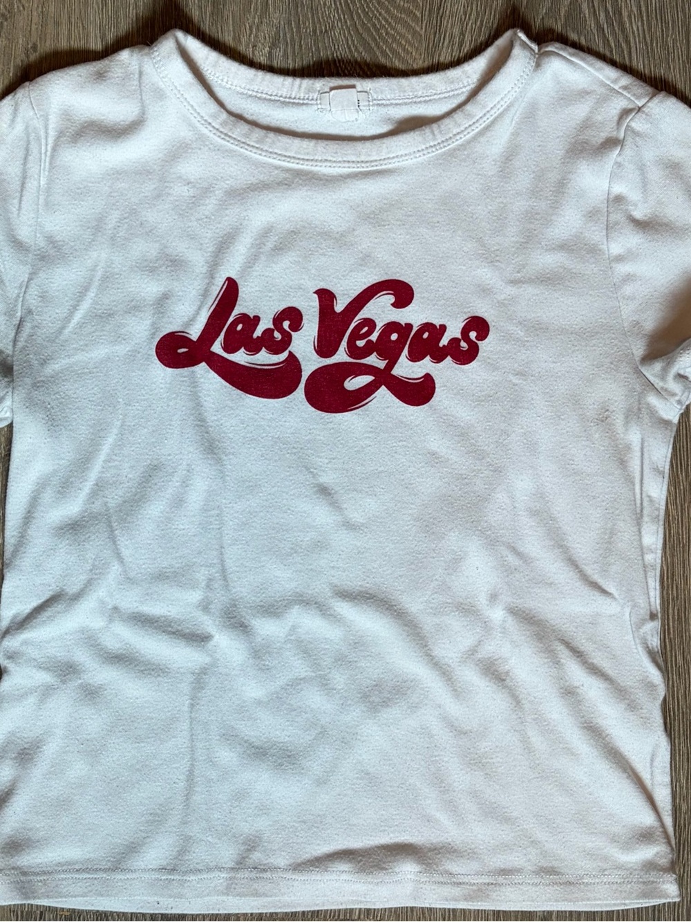 Garage White 'Las Vegas' Graphic Tee - Size S